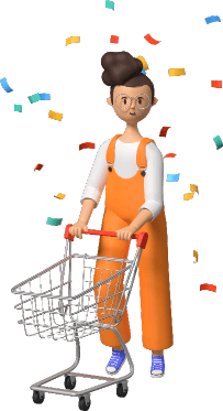 She shopping confetti